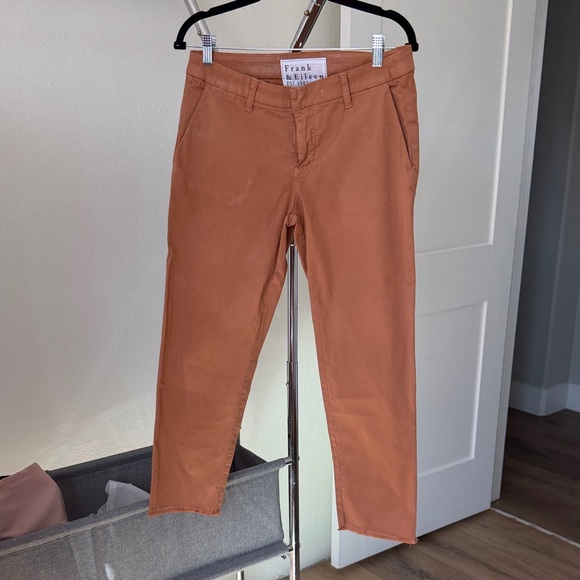 Frank & Eileen Pants - Frank & Eileen Burnt Orange Chino Pants